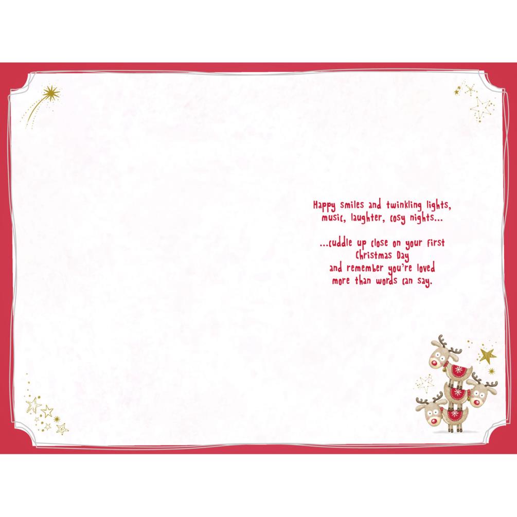 Baby Girl's 1st Tiny Tatty Teddy Me to You Bear Christmas Card Extra Image 1